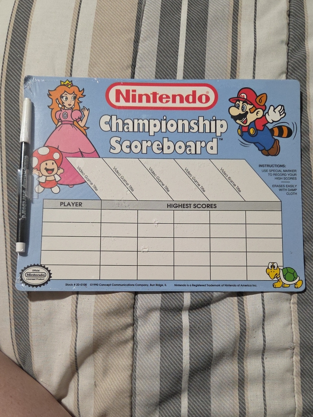 Nintendo Championship Scoreboard